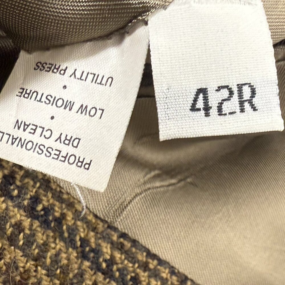 Austin Reed London England Brown Checked Mens Sports Blazer Sz 42R - Picture 2 of 8